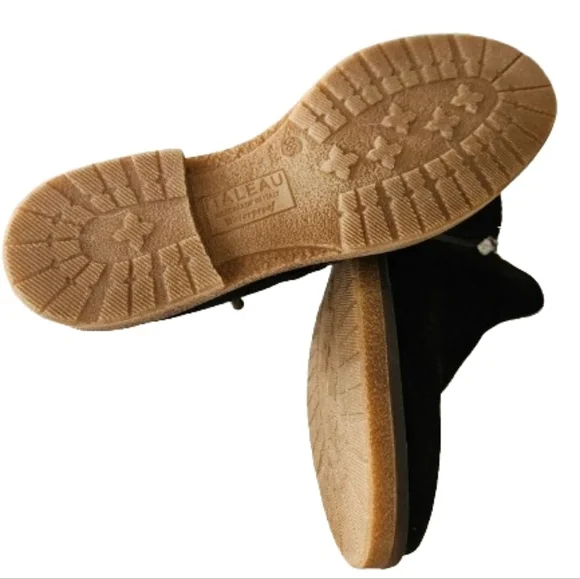 Italeau Foliana Waterproof Handmade Leather Suede Ankle Boots Size 38.5 US 8 - Picture 10 of 16